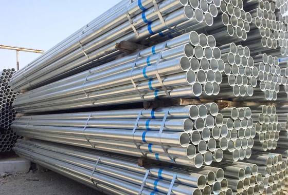 Estándar galvanizado tubular soldado con autógena del acero ASTM GB BS para el tubo de la estructura
