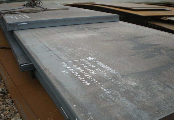 superficie del negro de la placa de acero de la nave de 6m m 8m m 9m m 12m m laminada en caliente