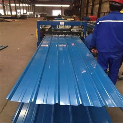 El color de las tejas de tejado del metal de RAL PPGI cubierto acanaló las hojas de la techumbre del metal
