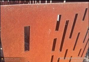 Tamaño modificado para requisitos particulares chapa de acero resistente a la corrosión de Corten para el paisaje