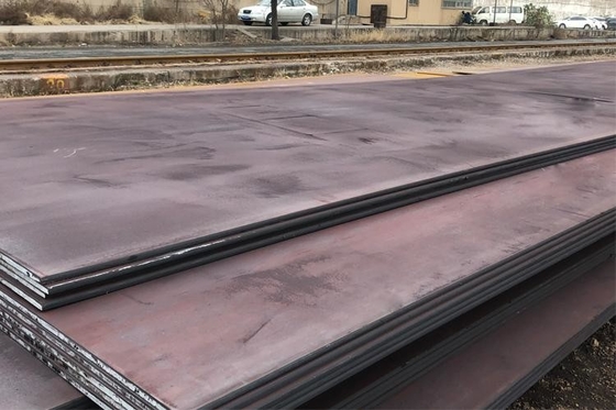 Anti-corrosivo laminado en caliente de la placa de acero de carbono de Corten JIS SMA400AW