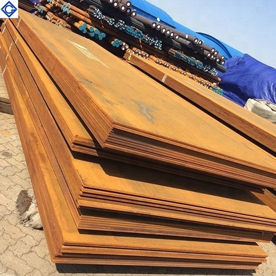 S235jr que resiste a la placa a cuadros laminada en caliente A283 A387 de la hoja de acero