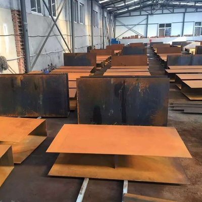 Hojas de metal resistentes al aire libre de SPA-H Corten con Rusty Finish