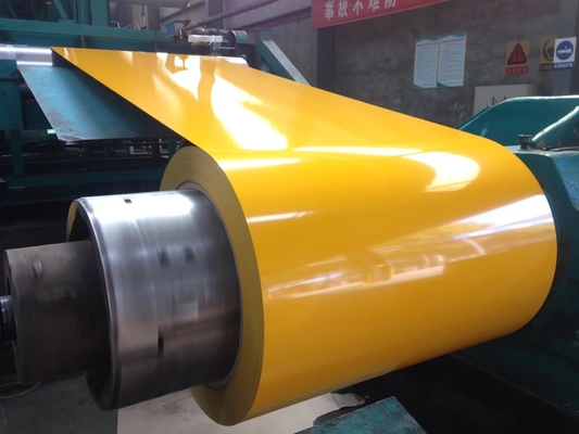 El color de acero de la bobina de EN10142 EN10147 PPGI cubrió la bobina de acero galvanizada prepintada