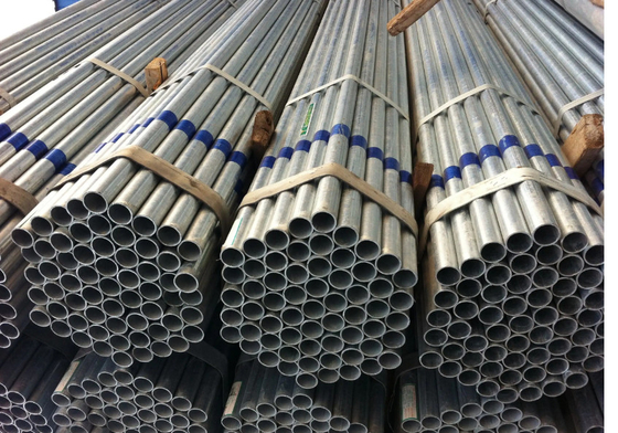 Estándar galvanizado tubular soldado con autógena del acero ASTM GB BS para el tubo de la estructura