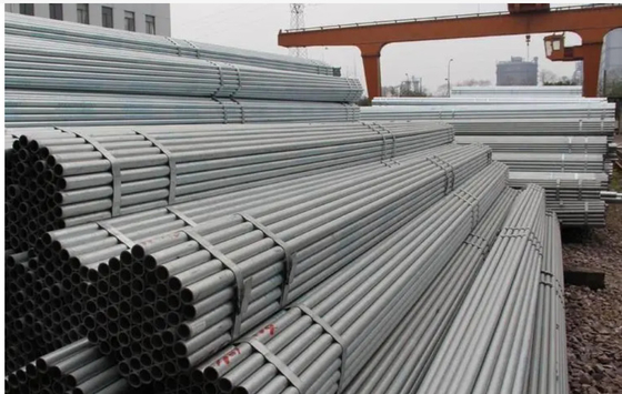 tubería de acero redonda galvanizada sumergida caliente material del acero del SOLDADO ENROLLADO EN EL EJÉRCITO del grueso de 1.2-15.7m m