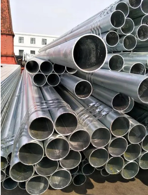 Dx51d tubería de acero Astm A53 del SOLDADO ENROLLADO EN EL EJÉRCITO de 5 pulgadas tubería de acero pre galvanizada rectangular de 12 pies