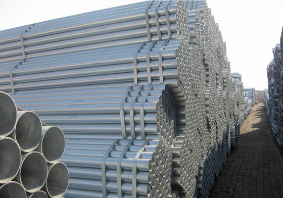 Dx51d tubería de acero Astm A53 del SOLDADO ENROLLADO EN EL EJÉRCITO de 5 pulgadas tubería de acero pre galvanizada rectangular de 12 pies