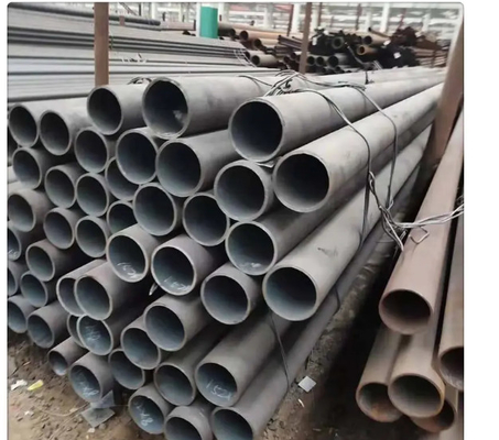 Hierro del negro de la tubería de acero del carbono de ERW Sch 40 para el material de construcción
