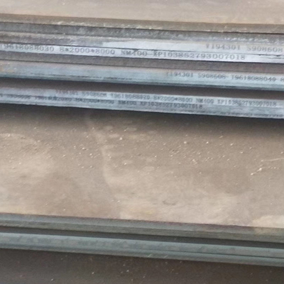 Dureza laminada en caliente del grueso de la placa de acero del desgaste NM450 6m m 8m m 10m m alta