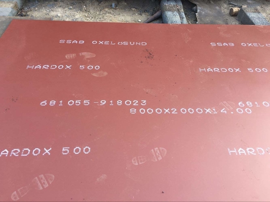 Desgaste de NM450 NM550 - aleación de alta resistencia resistente los 0.3m de la placa de acero