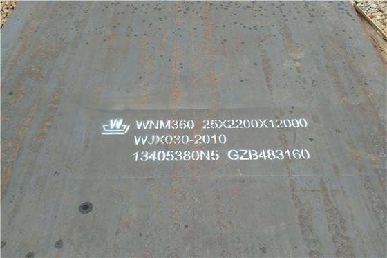 Desgaste de NM450 NM550 - aleación de alta resistencia resistente los 0.3m de la placa de acero